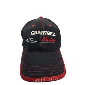 Grainger Racing Cap #16 Greg Biffle NASCAR Strap Back Embroidered Team Calibur